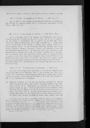 Versammlung zu Lüneburg. - 1443 Juni.