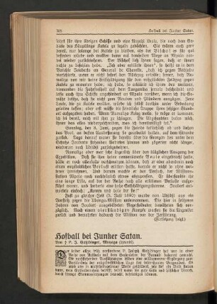 Hofball bei Junker Satan