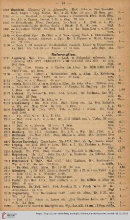 Reformation (Nr. 2191 - 2258)