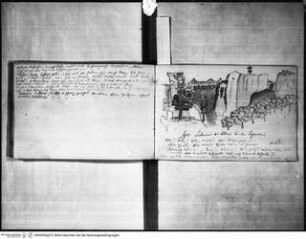 Skizzenbuch Capri, Sizilien, Syrakus: Latomia di Santa Venera