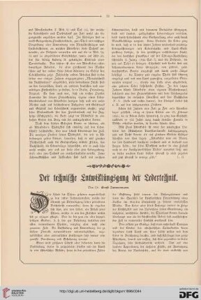 Die technische Entwicklung der Ledertechnik