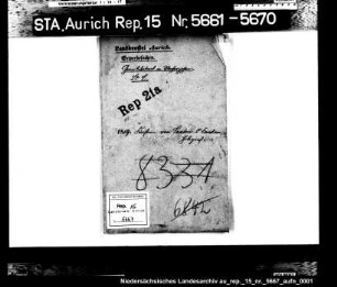 Hausierkonzessionen und -gesuche: Christian van Laaten aus Emden, Photograph