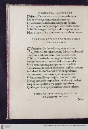 Qvator leprosorvm xenodoxia extra vrbem