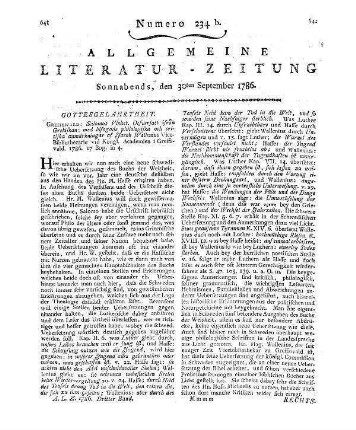 Phaedrus: Aesopische Fabeln. Teutsch in Reimfreyen Jamben übersetzt [v. J. G. Gericke]. Breslau: Korn 1785