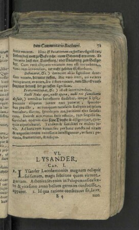 VI. Lysander