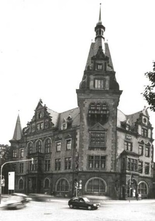 Dresden-Plauen. Rathaus (Ortsamt Plauen), Nöthnitzer Straße 2. 1893/94; W. Lossow, H. Viehweger