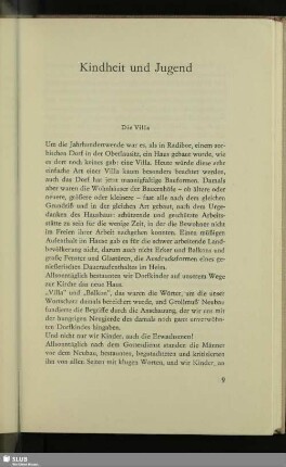 Kindheit und Jugend