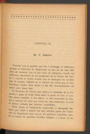 Capítulo XI - En el Atlántico