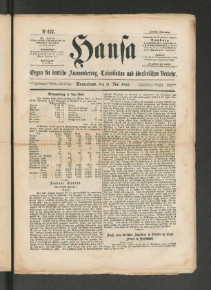 No. 127. Sonnabend, den 21. Mai 1853.