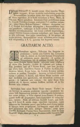 Gratiarum Actio