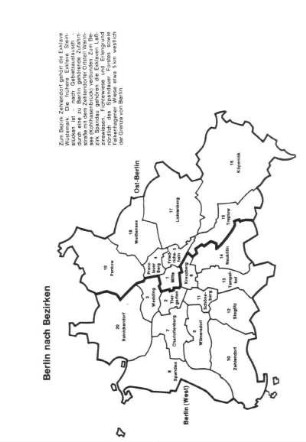 Karte: Berlin nach Bezirken
