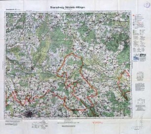 Reichskarte: Einheitsblatt 62 (1cm-Karte) Braunschweig-Oebisfelde-Wittingen