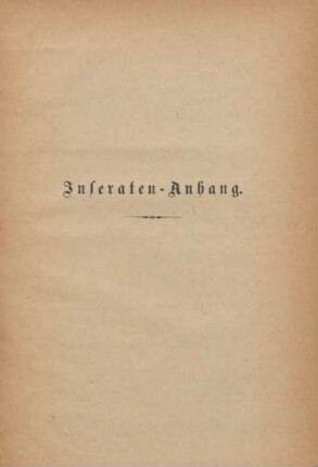 Inseraten-Anhang.