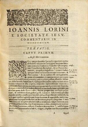 Commentarii in Ecclesiasten