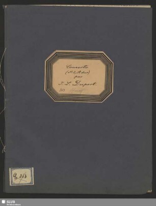 Concerto à Violoncel principal Deux Violons Alto & Basse Cor et Hautbois ad Libitum : Exécuté au concert spirituel, [Nr. 3]