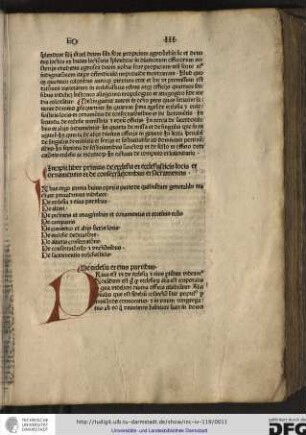 De ecclesia et eius partibus.