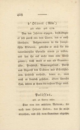d' Olivet (Abbé)