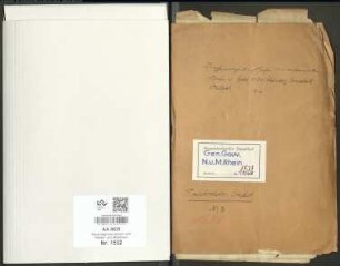 Kirchenrechnungssachen der reformierten Kirchen zu Goch, Moers, Rheinberg, Sonsbeck, Wallach