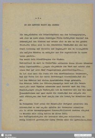 In der letzten Nacht des Jahres