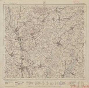 7823 (alte Nr.: 147) Uttenweiler, Topographische Karte des Königreichs Württemberg im Maßstabe 1:25000
