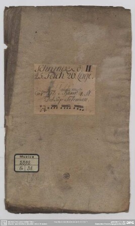 Quartets - Mus.2392-Q-38 : fl, vl, vlc, bc - e; TWV 43:e 1