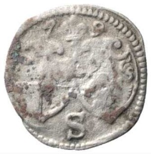 Fundmünze, 1/84 Taler, 1579
