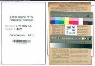 Entnazifizierung Heinz Dannhaeuser , geb. 04.08.1914 (Arbeiter)
