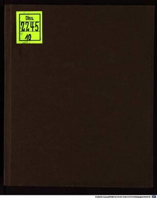 Disputatio De Iurisdictionis Et Imperii Principiis : Materia, Rerum Utilitate Uberrima, Varietate Quaestionum copiosißima, & antiquitatis doctrina literatißima