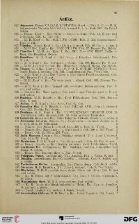 Antike (Nr. 812-849)