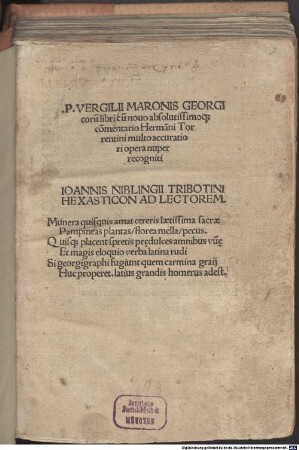 Georgicorum liber