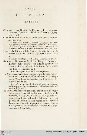 Trattati della Pittura (Nr. 66-247)