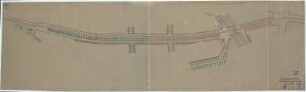 Planvorschlag zur Verlegung der Eisenbahnlinie Düsseldorf- Rath
