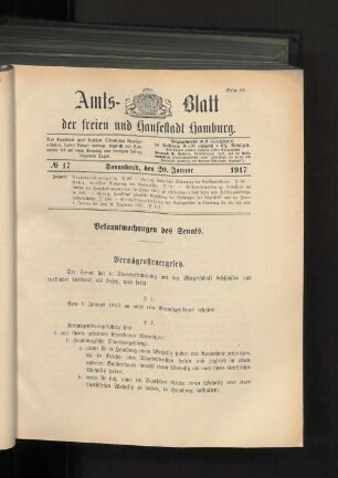 No. 17, 20. Januar 1917