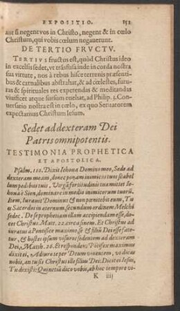 Sedet ad dexteram Dei Patris omnipotentis.