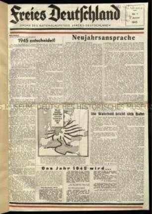 Zeitung, Freies Deutschland. 3. Jahrgang 1945