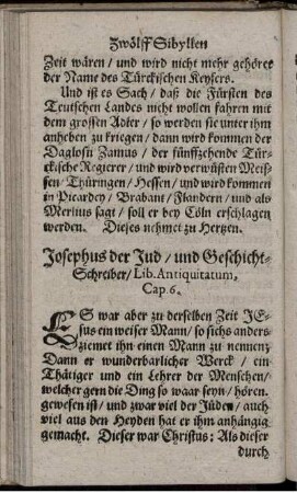 Josephus der Jud/ und Geschicht-Schreiber/ Lib. Antiquitatum, Cap. 6