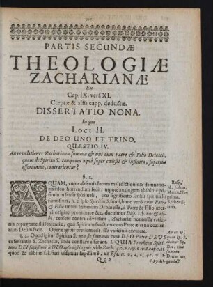 Dissertatio Nona.