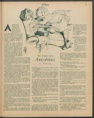 Anécdotas : Del tiempo viejo