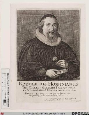 Bildnis Rudolf Hospinianus d. J.