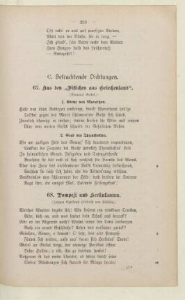 C. Betrachtende Dichtungen