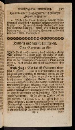 597-603, 104. Vom Sacrament der Ehe