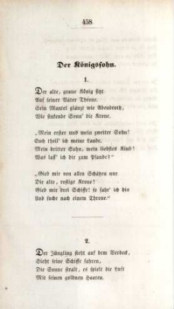 Der Königssohn.
