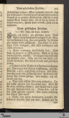 Vom göttlichen Frieden.