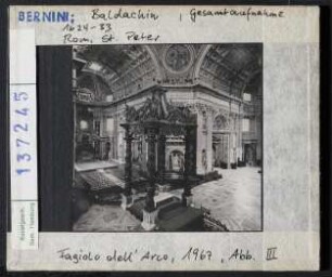 Rom, St. Peter: Baldachin, Gesamtaufnahme