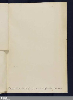 Nr. 184-186. Solms, Friedrich Christoph zu