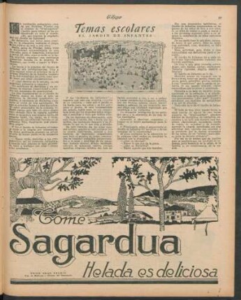 Temas escolares : El jardín de infantes