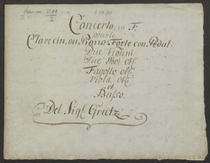 Konzerte; pf, orch; F-Dur
