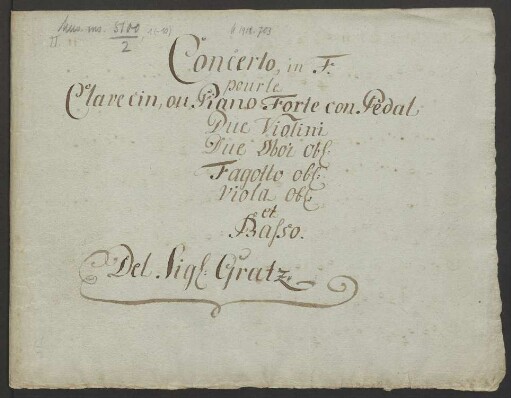 Konzerte; pf, orch; F-Dur