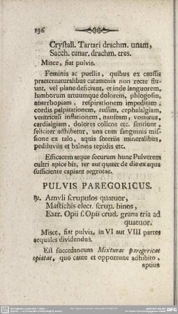 Pulvis Paregoricus