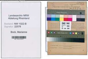 Entnazifizierung Marianne Bock , geb. 03.01.1906 (Aerztin)